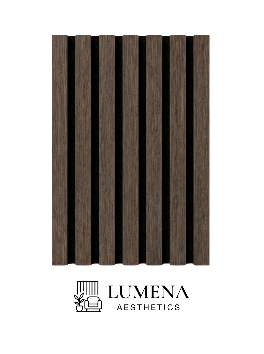 Akustikpaneel "Dark Walnut" - Edles Walnussbraun
