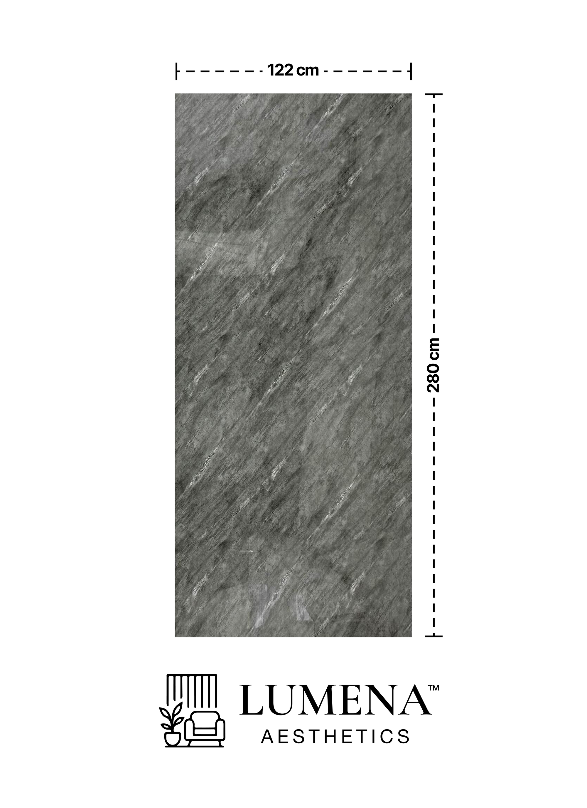 Wandpaneel "Anthrazit" - Anthrazitsteinoptik