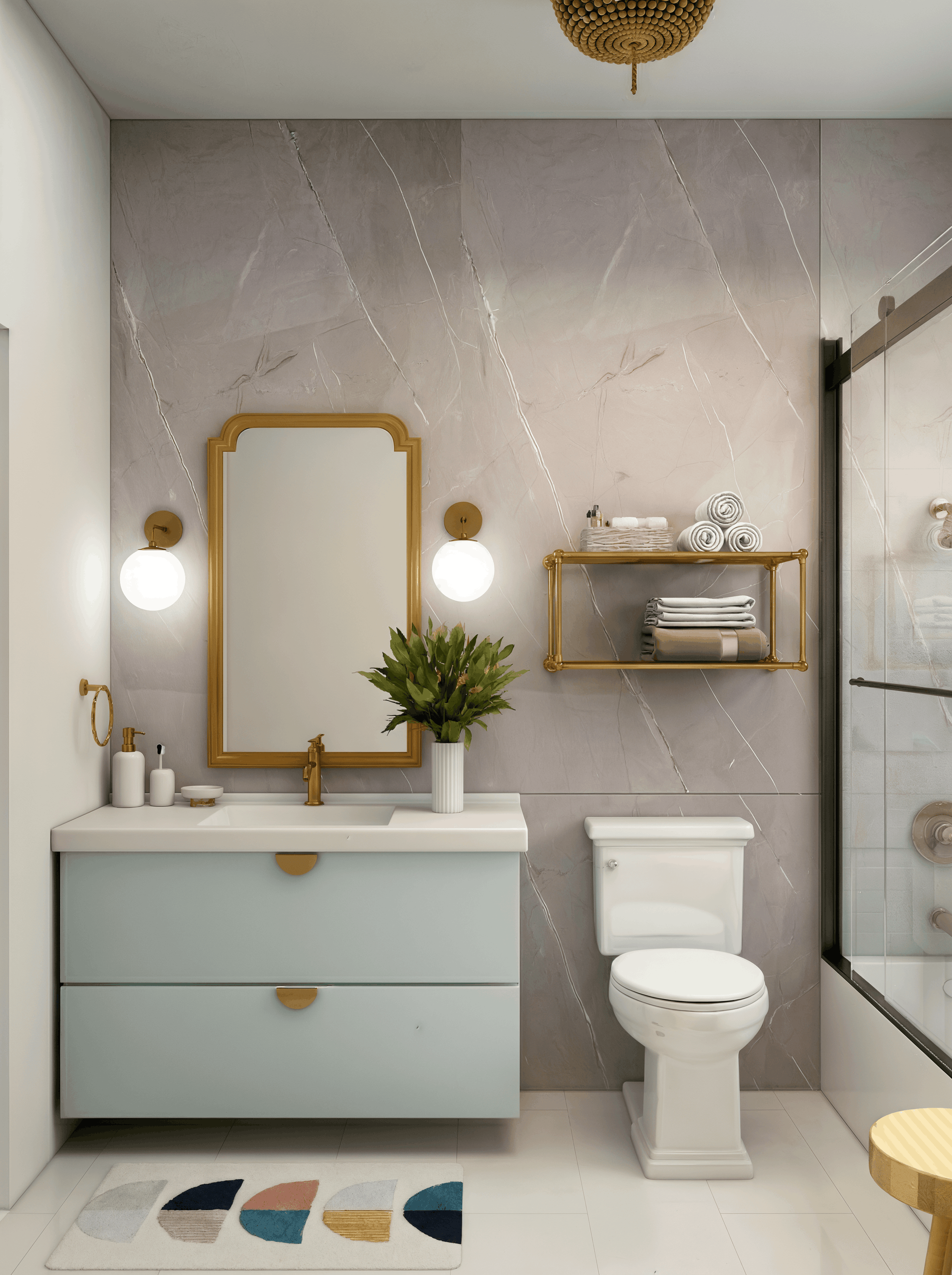 Wandpaneel "Beige Wonder" - Steinoptik