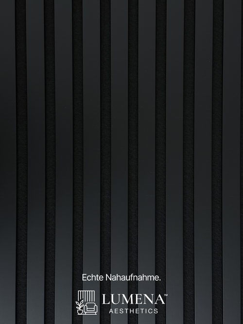 Akustikpaneel "Clean Black" - Mattschwarz
