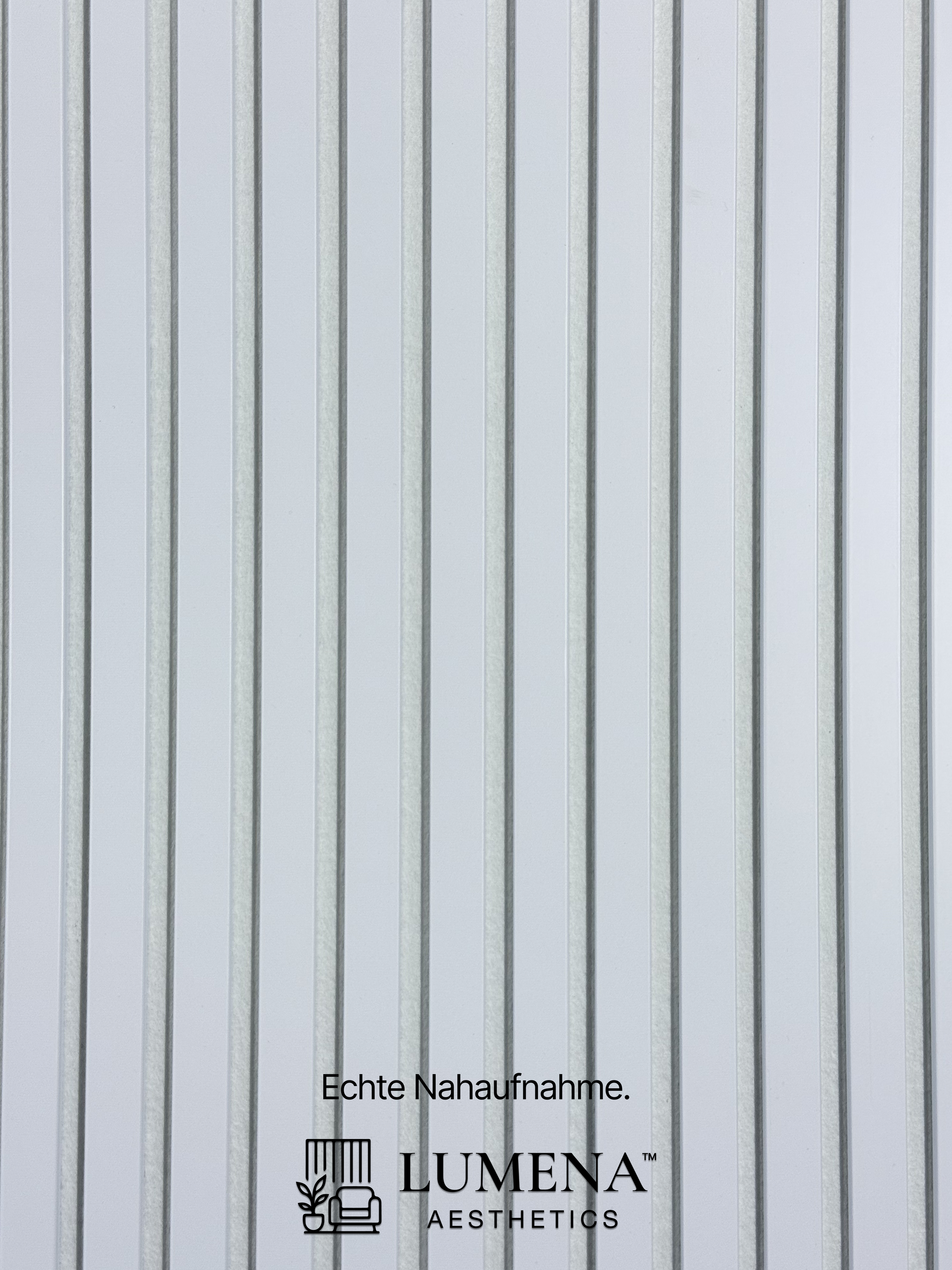 Akustikpaneel "Clean White" - Polarweiß