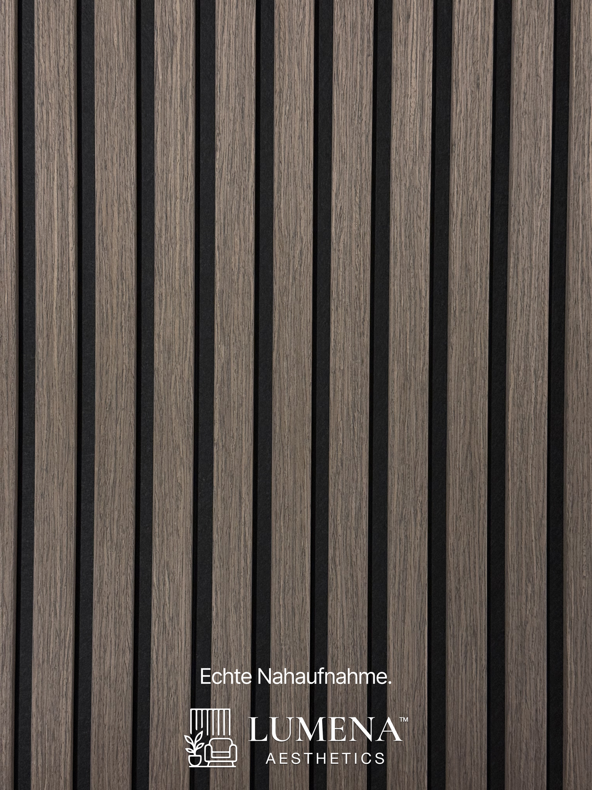 Akustikpaneel "Dark Walnut" - Edles Walnussbraun
