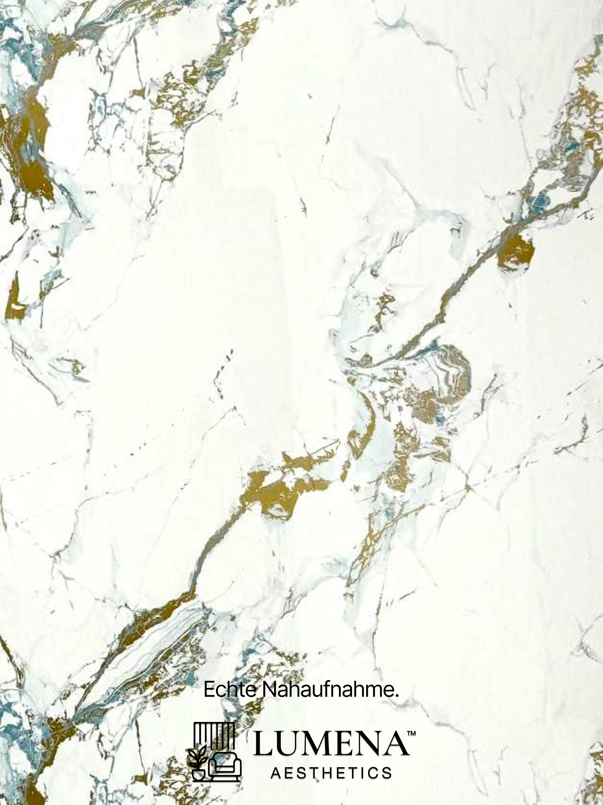 Wandpaneel "Gold Glitter" - Goldweiße Marmoroptik