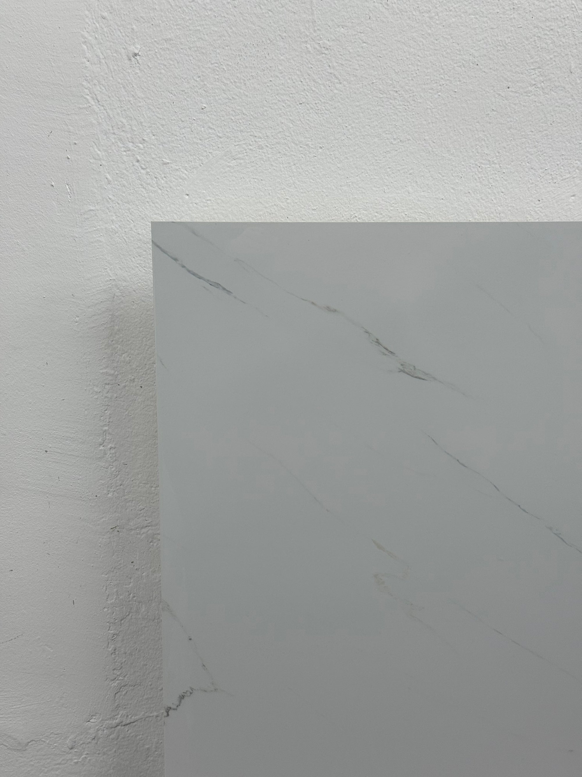 Wandpaneel "Off-White" - Weißgraue Marmoroptik