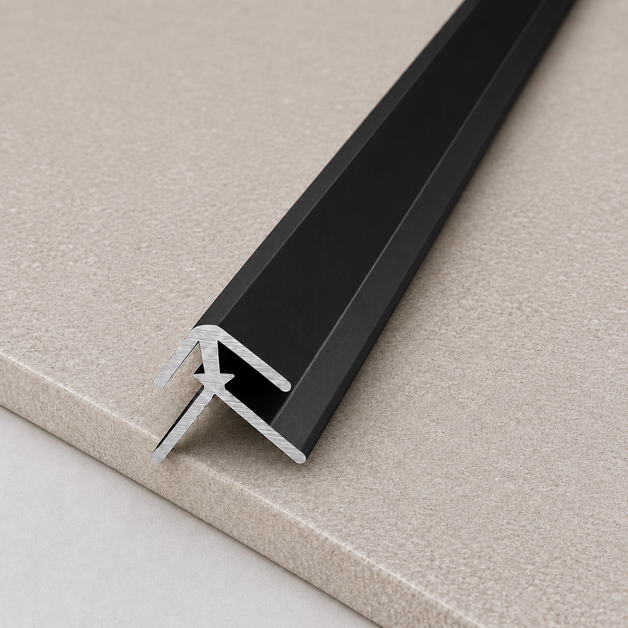 Lumena Aesthetics Aussenleiste – Aluminium für 2,5-mm-Wandpaneele, 3 m