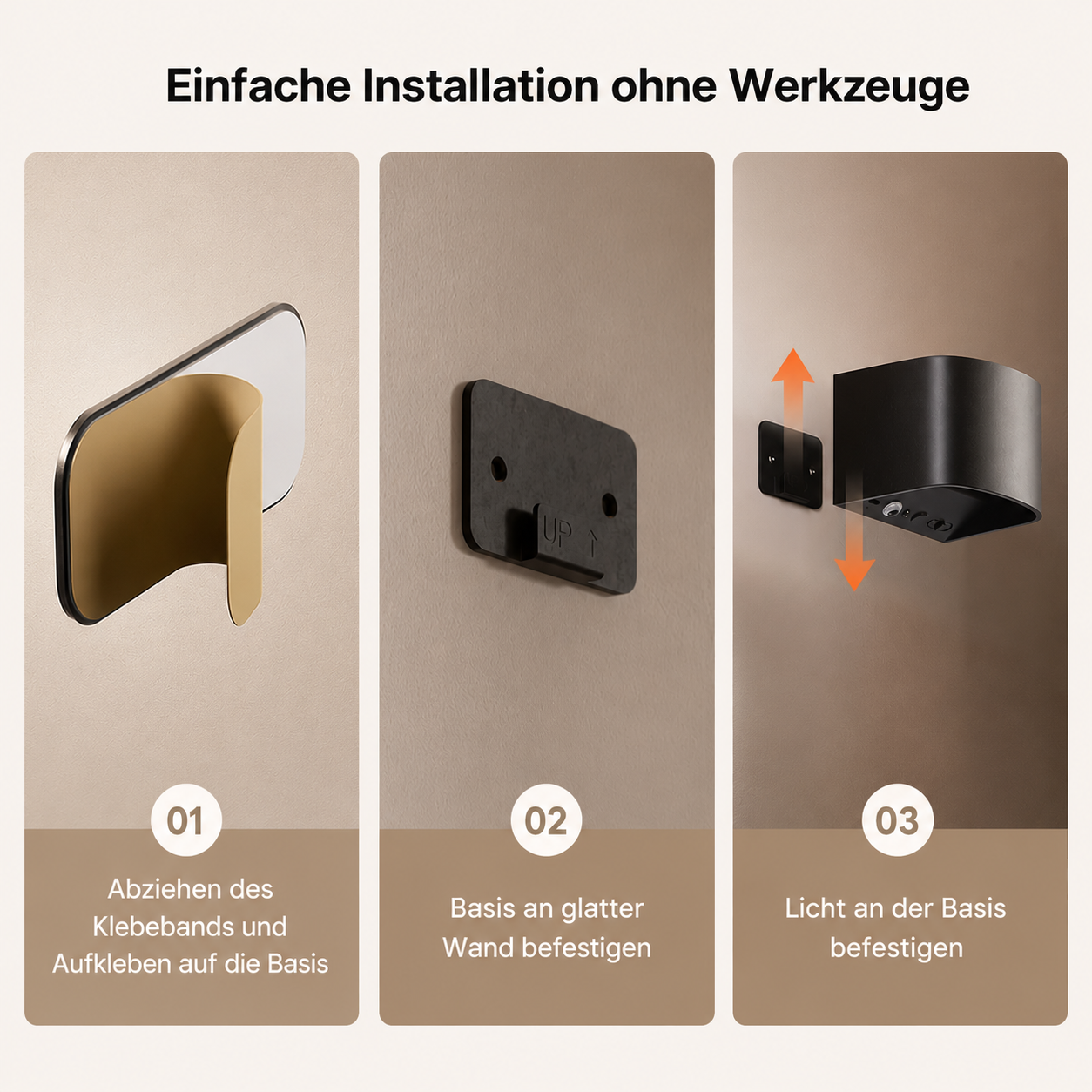 Lumena Luxury Lights – LED-Wandleuchte mit Bewegungssensor