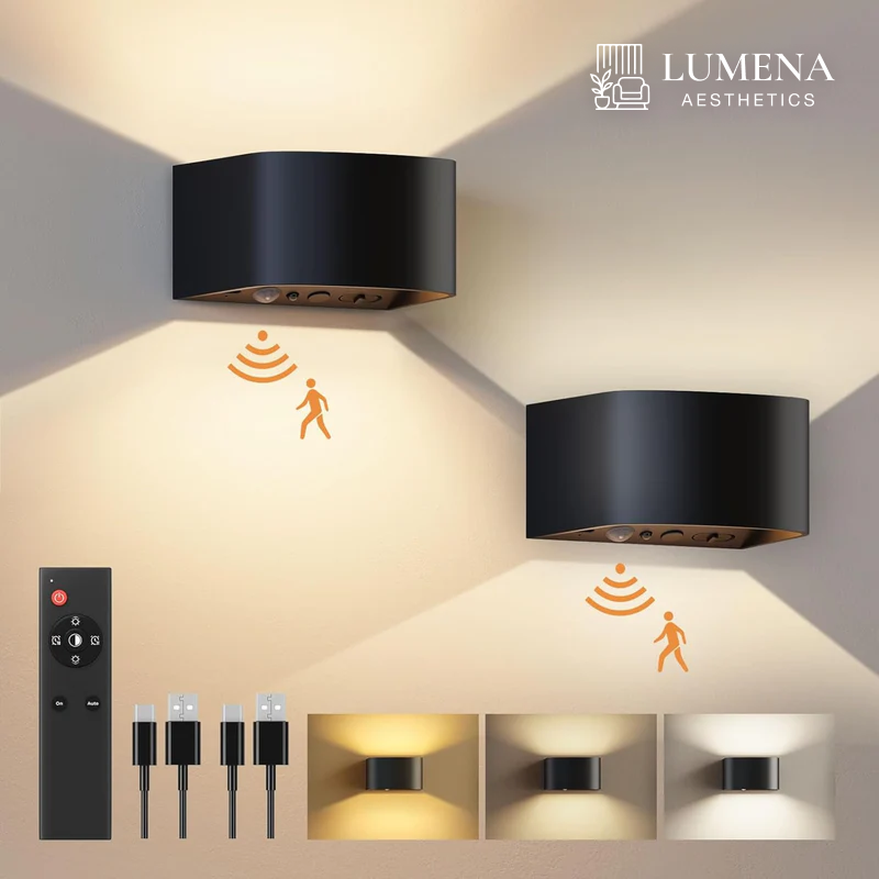 Lumena Luxury Lights – LED-Wandleuchte mit Bewegungssensor