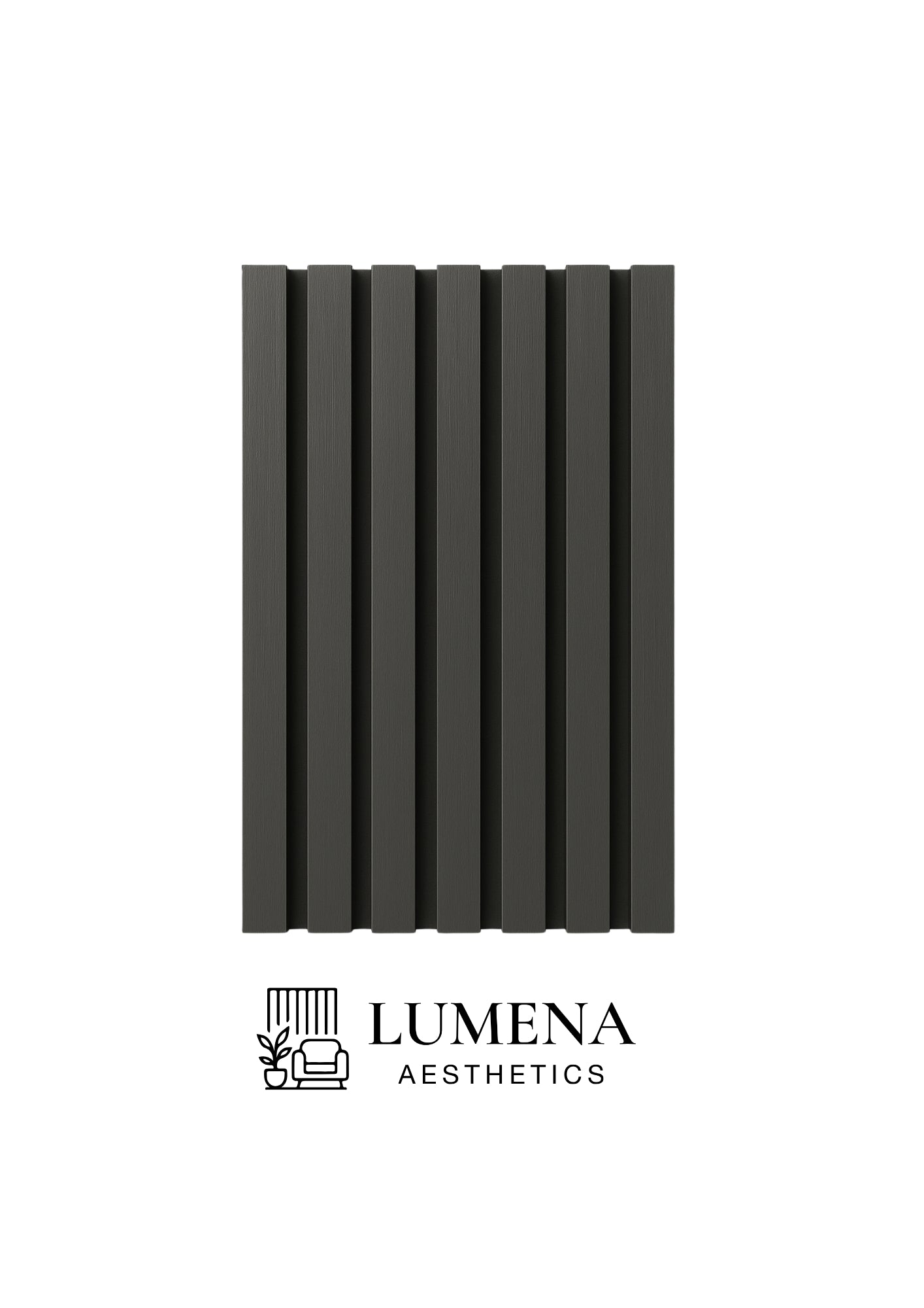 Akustikpaneel "Black" - Mattschwarz