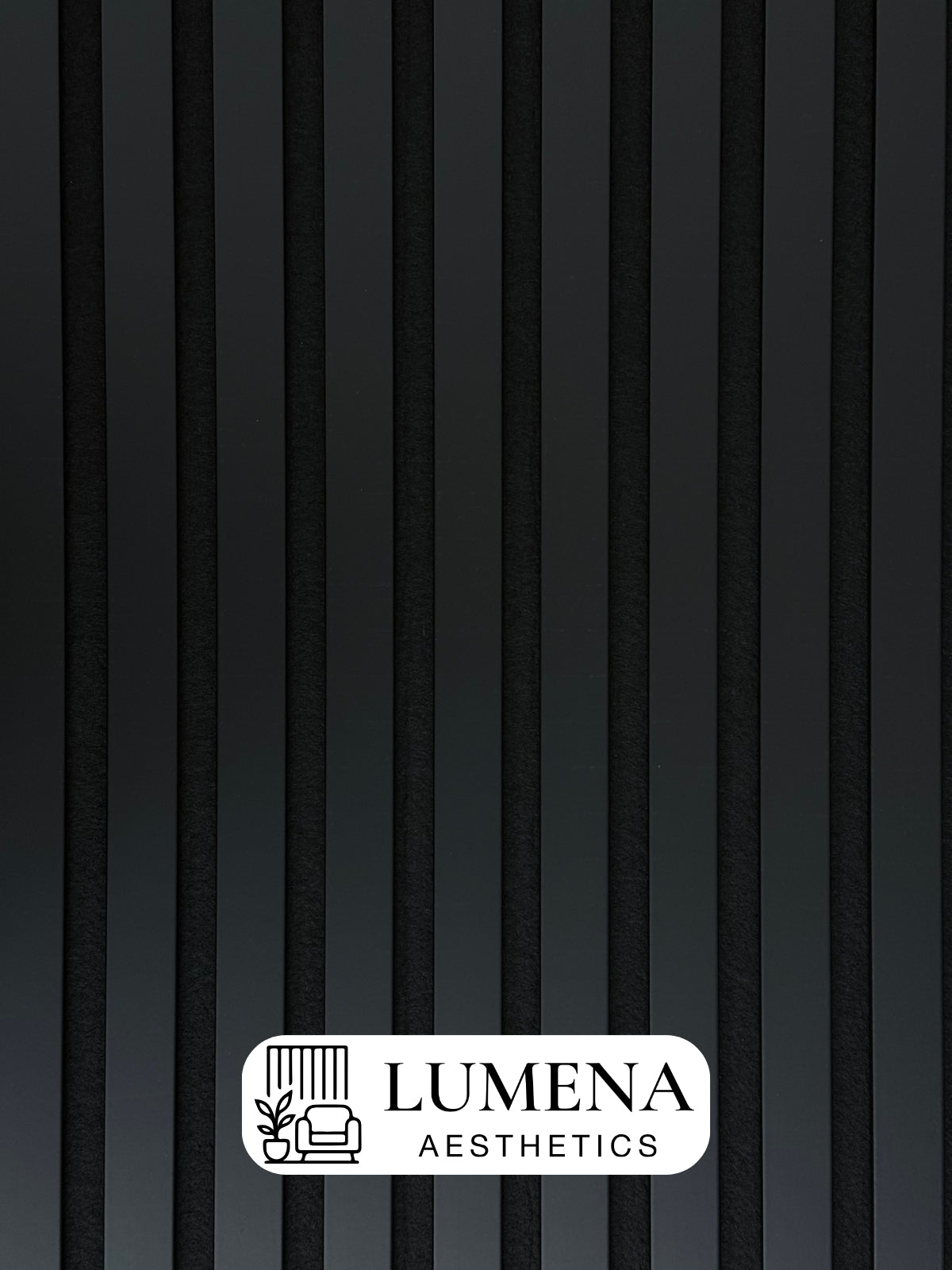 Akustikpaneel "Black" - Mattschwarz