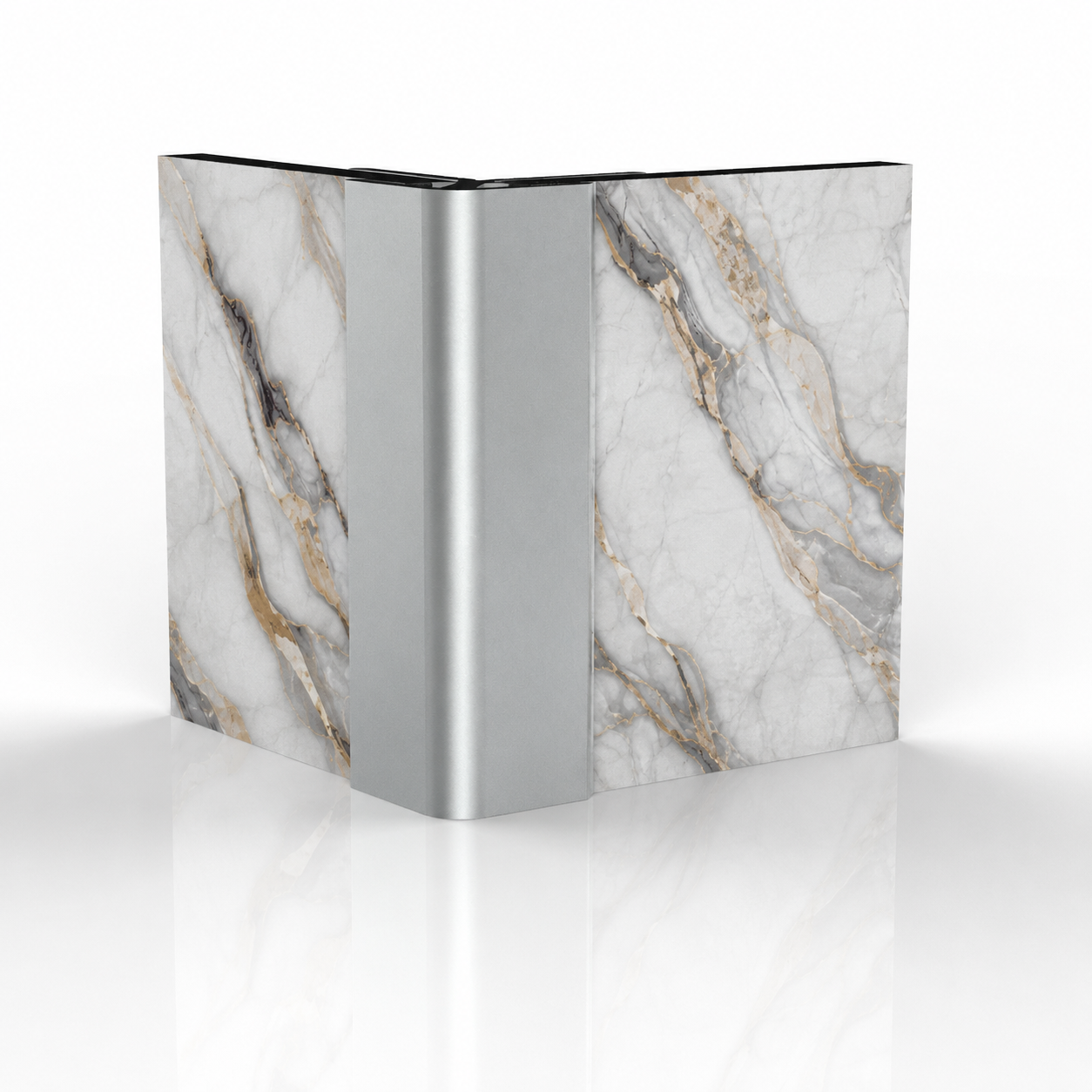 Lumena Aesthetics Aussenleiste – Aluminium für 2,5-mm-Wandpaneele, 3 m