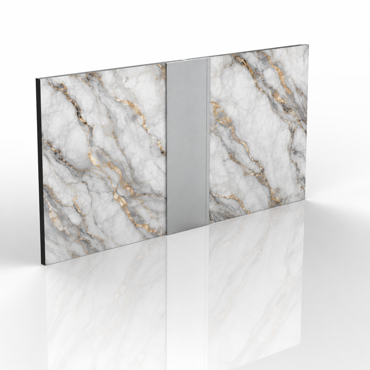 Lumena Aesthetics Verbindungsleiste – Aluminium für 2,5-mm-Wandpaneele, 3 m