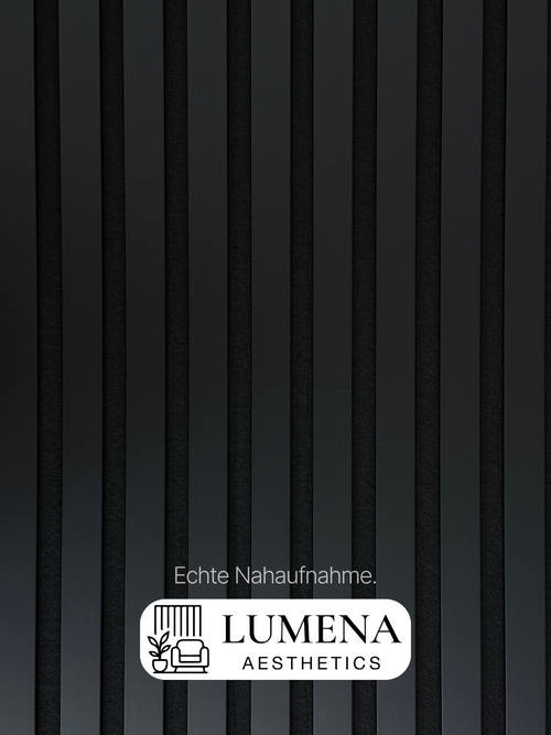 Akustikpaneel "Clean Black" - Mattschwarz