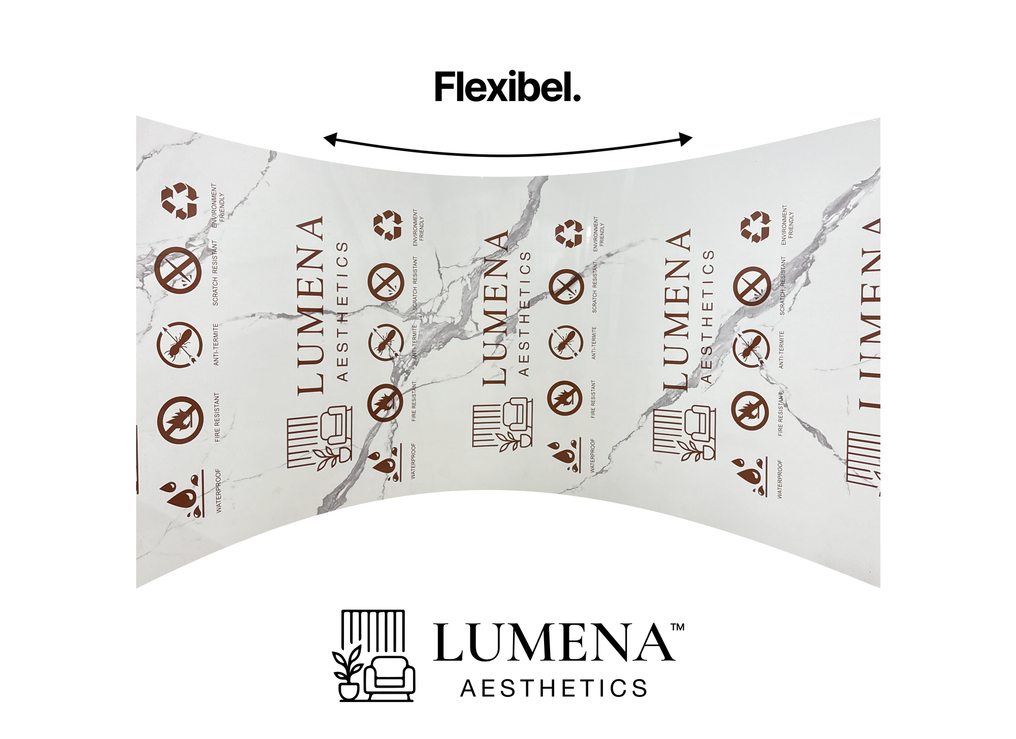 Wandpaneel "White Diagonal" - Weiße Marmoroptik mit Grauakzenten