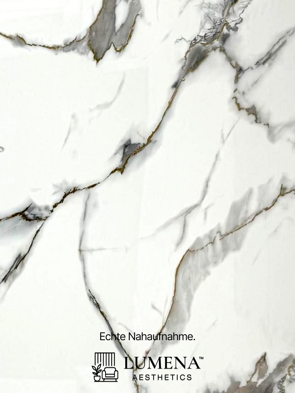 Wandpaneel "White Mix" - Cremefarbe Marmoroptik mit Goldakzenten
